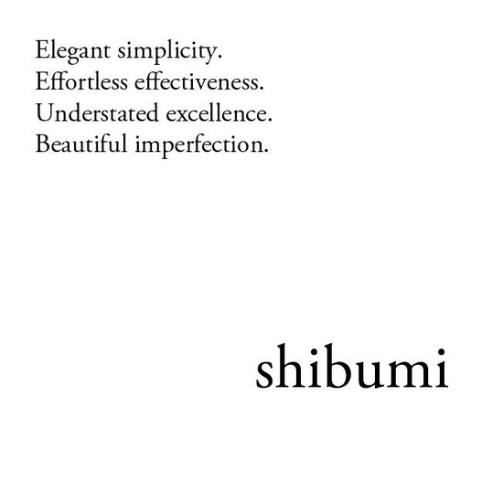 Shibumi or Shibui Japanese concept | deepak.co